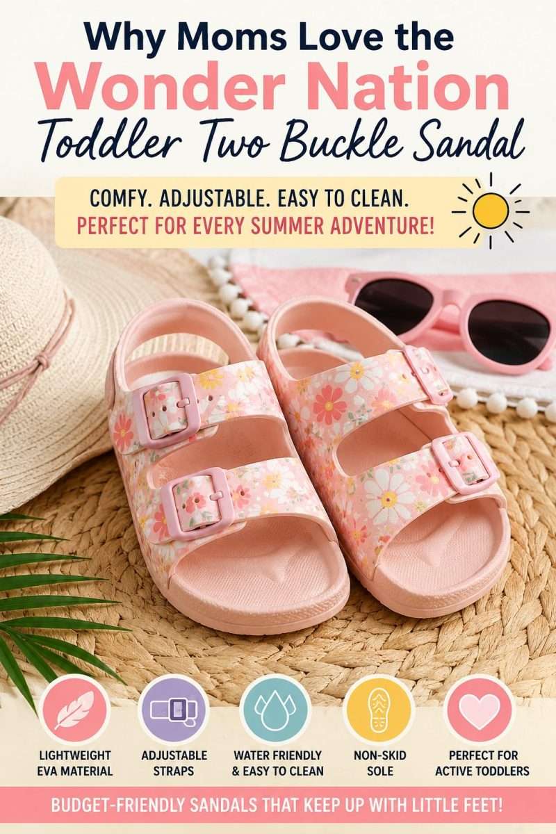 two buckle sandals for toddlers
