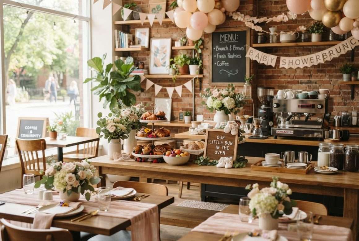 bun in the oven, baby shower brunch